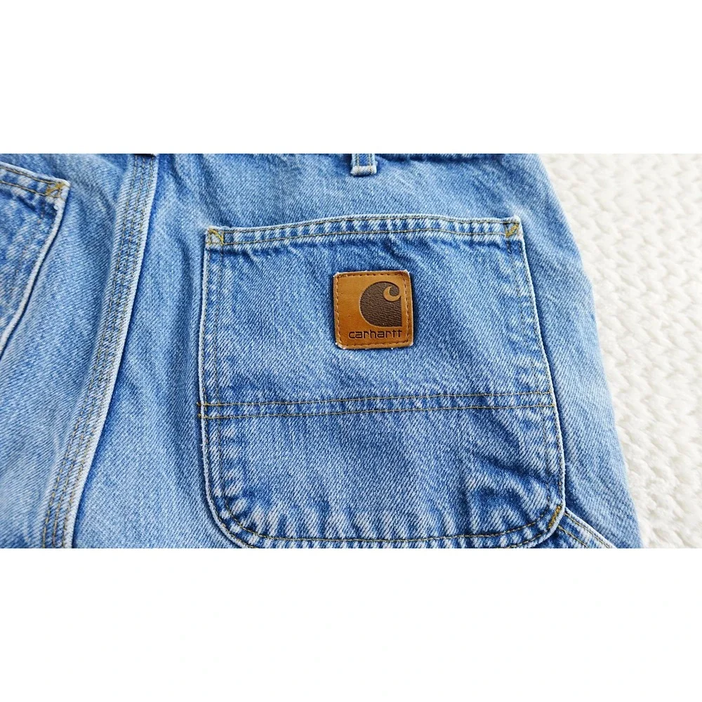 vintage Carhartt Mens Denim Jeans Size 33x32